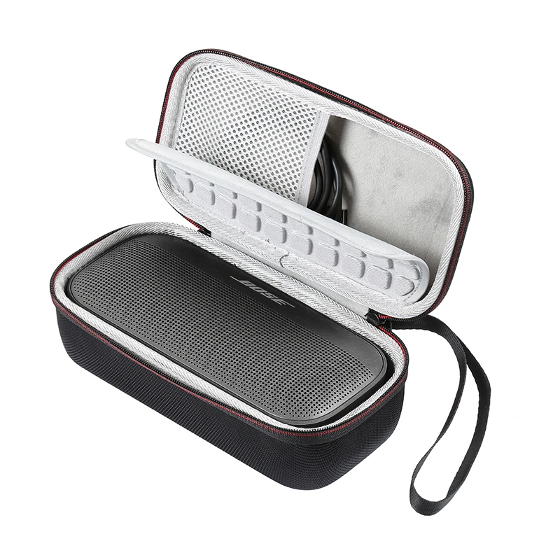 ZOPRORE Hard EVA Carrying Case for Bose SoundLink Flex Bluetooth Portable Wireless Speaker, Extra Mesh Pockets Charging Cable