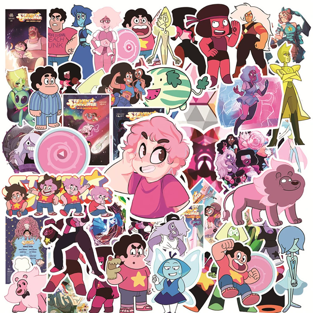 10/30/50PCS Cartoon Steven Universe Stickers DIY Motorcycle Travel Luggage Guitar Skateboard Decals Sticker for Kid Toys Gift