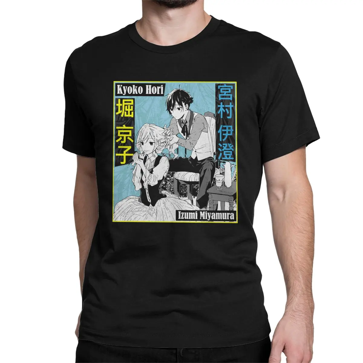 Hori And Miyamura Manga T-Shirts for Men Women Funny Cotton Tees Crew Neck Short Sleeve T Shirts 4XL 5XL Tops