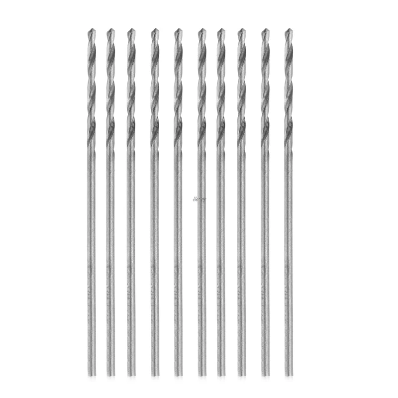 10Pcs/Set Multifunction Tiny Micro HSS 0.7mm Straight Shank Twist Drilling Bit