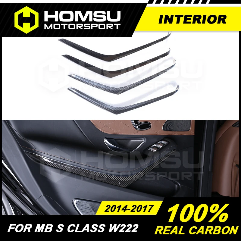 

100% Real Carbon Fiber Interior Trim For Mercedes S Class W222 S320 S400 S450 S500 may bach Dash Car Styling Interior decoration