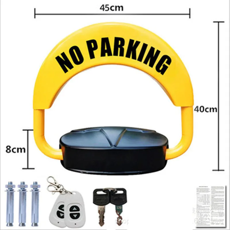 Serrure de stationnement automatique à télécommande, alarme à induction automatique, loquet de stationnement de voiture privée, abri de voiture, barrière spatiale d'allée