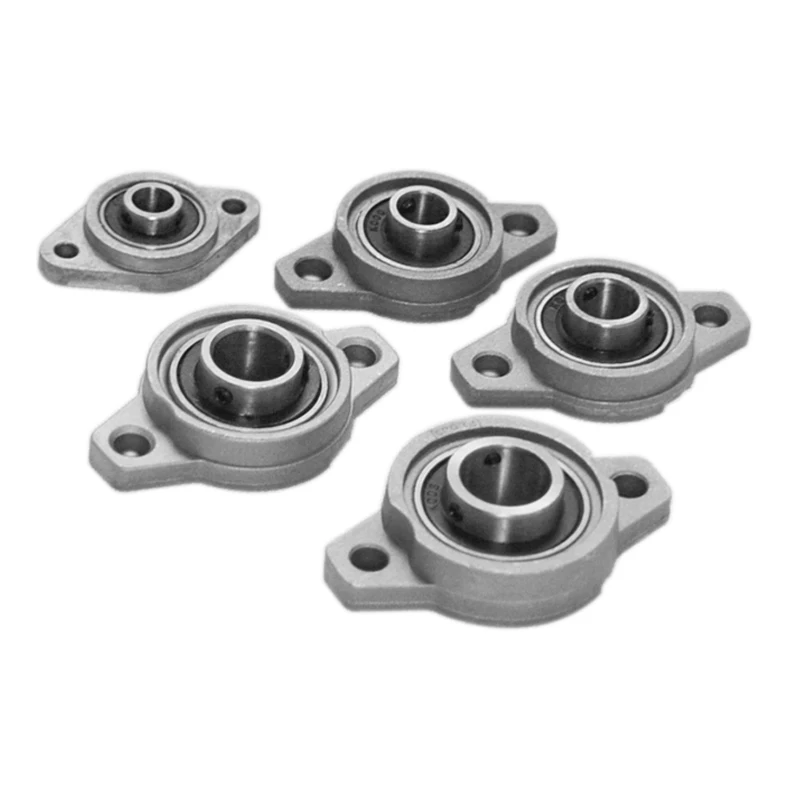 1 pz in lega di zinco 8/10/12/15/17mm diametro cuscinetto a sfere cuscino montato staffa fl000 fl001 fl002 fl003 fl08.