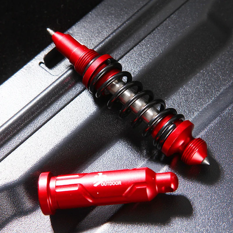 Multifunctional Portable Tactical Pen EDC Tungsten Steel Head Window Breaker Self-defense Anti-wolf Artifact Tool for Women