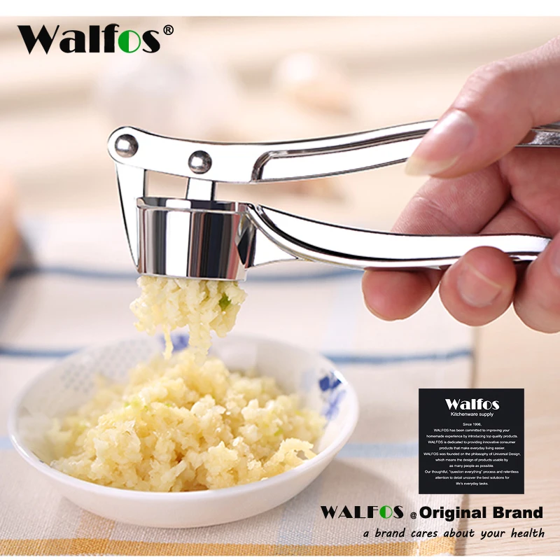 

WALFOS Hot Stainless Steel Kitchen Squeeze Tool Alloy Crusher Garlic Presses Fruit & Vegetable Cooking Tools Kitchen Accessories