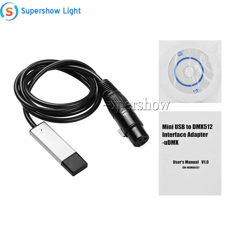 

Dj USD To Led Interface Adapter Mini USB To DMX512 LED Stage Lighting DMX Computer PC USB DMX Console Controller DMX Dimmer