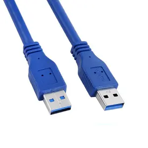 Bilashmart USB 3.0 to USB Cable Male to Male M/M Type A to A USB 2.0 Extension Cable Cord Line 0.3M/0.5M/1M/1.5M/1.8M/3M High Quality