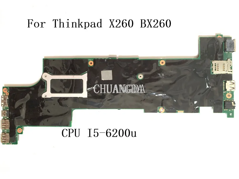 BX260 NM-A531 For Lenovo ThinkPad X260 Laptop Motherboard With i5-6300 CPU   01HX207