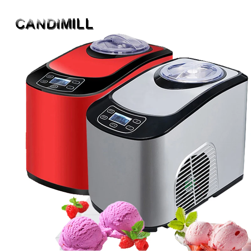 CANDIMILL 220V 140W Home Electric Ice Cream Machine Small Automatic Ice Cream Maker
