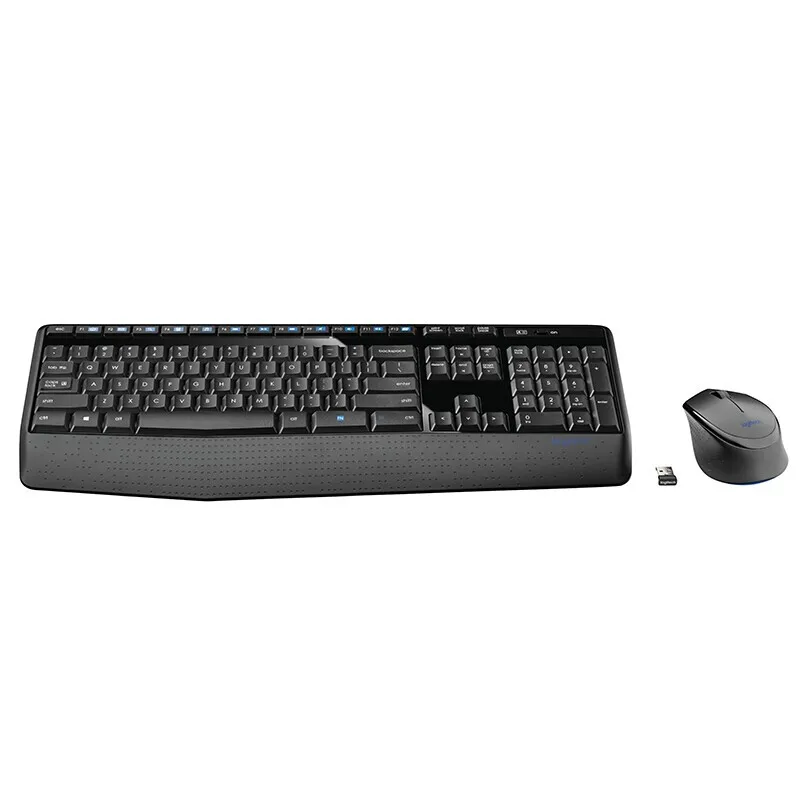 Imagem -04 - Teclado e Mouse sem Fio para Laptop Ergonômico Tamanho Completo para Escritório e Escritório Logitech-mk345