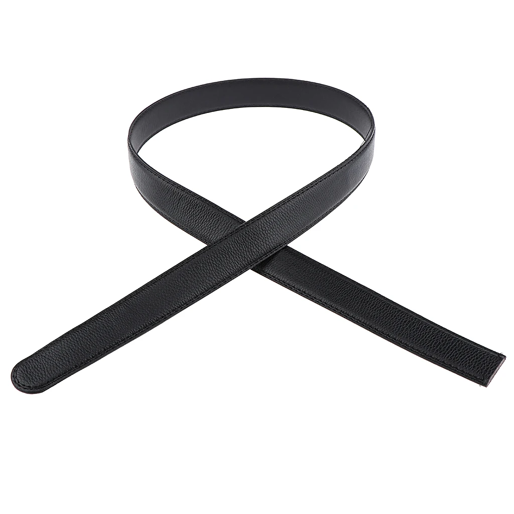 Correias automáticas da cintura da substituição da correia da catraca masculina, sem curvatura, preto 115 cm x 3,6 cm