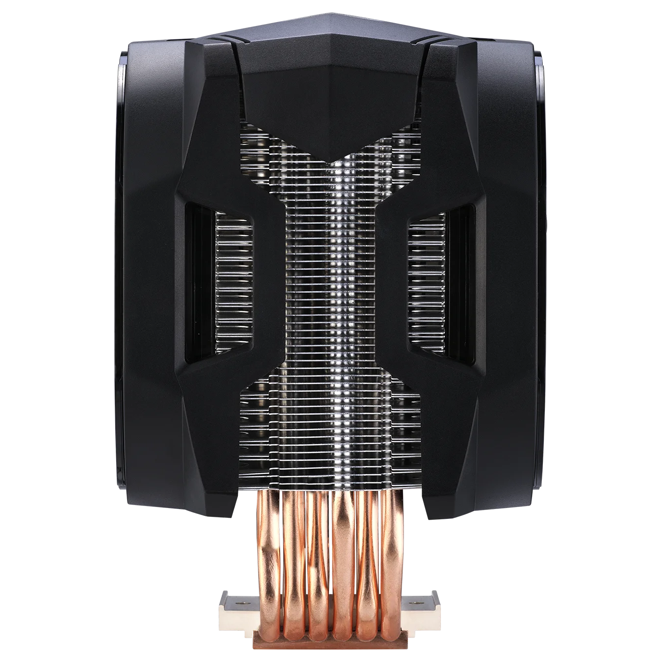 Coolermaster-cpu cooler t610p, 6 heat pipe, dual 12cm, ventilador argb com controlador, adequado para intel 115x2011, 2066, amd am4, am3