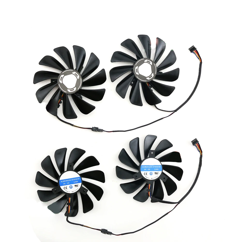 For XFX RX5500 5500XT 5600 5600XT RX5700 5700XT Graphics Card Cooling Fan CF1010U12S