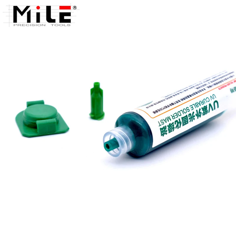 Kaisi  Green UV Curable Solder Mask 10CC For PCB BGA Circuit Board Protect  Paste  Welding Oil