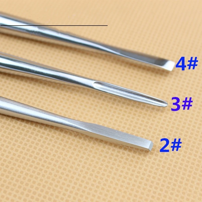 1PC Dental bone chisel impacted teeth bone chisel Dental osteotome dental instruments  #2 #3 #4