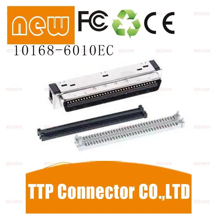 2pcs/lot 10168-6010ECIDC26AWG 68Pin Connector 100% New and Original