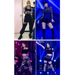 Girls Group Jazz Clothes Nightclub Female Singer Stage Performance Costumes Women Gogo Pole Dance Clothing Rave Outfits DWY6118