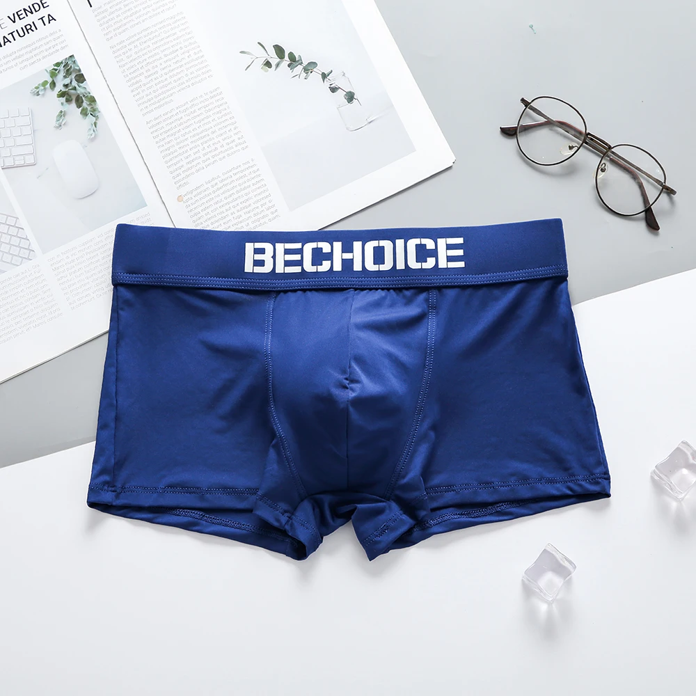 Dropshipping Fashion Simple Men Underpants Fashion Sexy Men Underwear Comfortable Cotton Men Boxer Briefs New Arrival Underpants