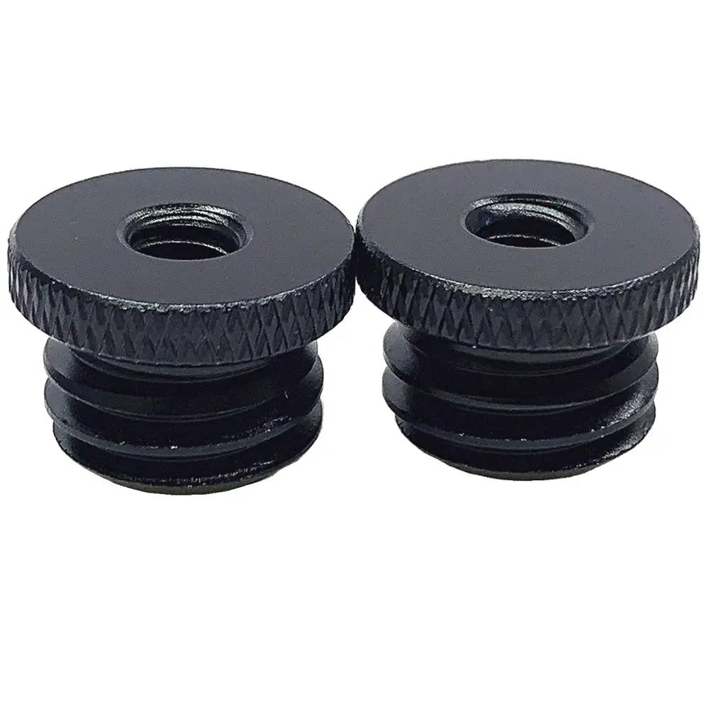 2pcs di Alta Qualità di Rilevamento Prisma Adattatore da 1/4 a 5/8 "x11 Maschio a Femmina Filo Vite Adattatore di Montaggio Treppiede vite della piastra prism set