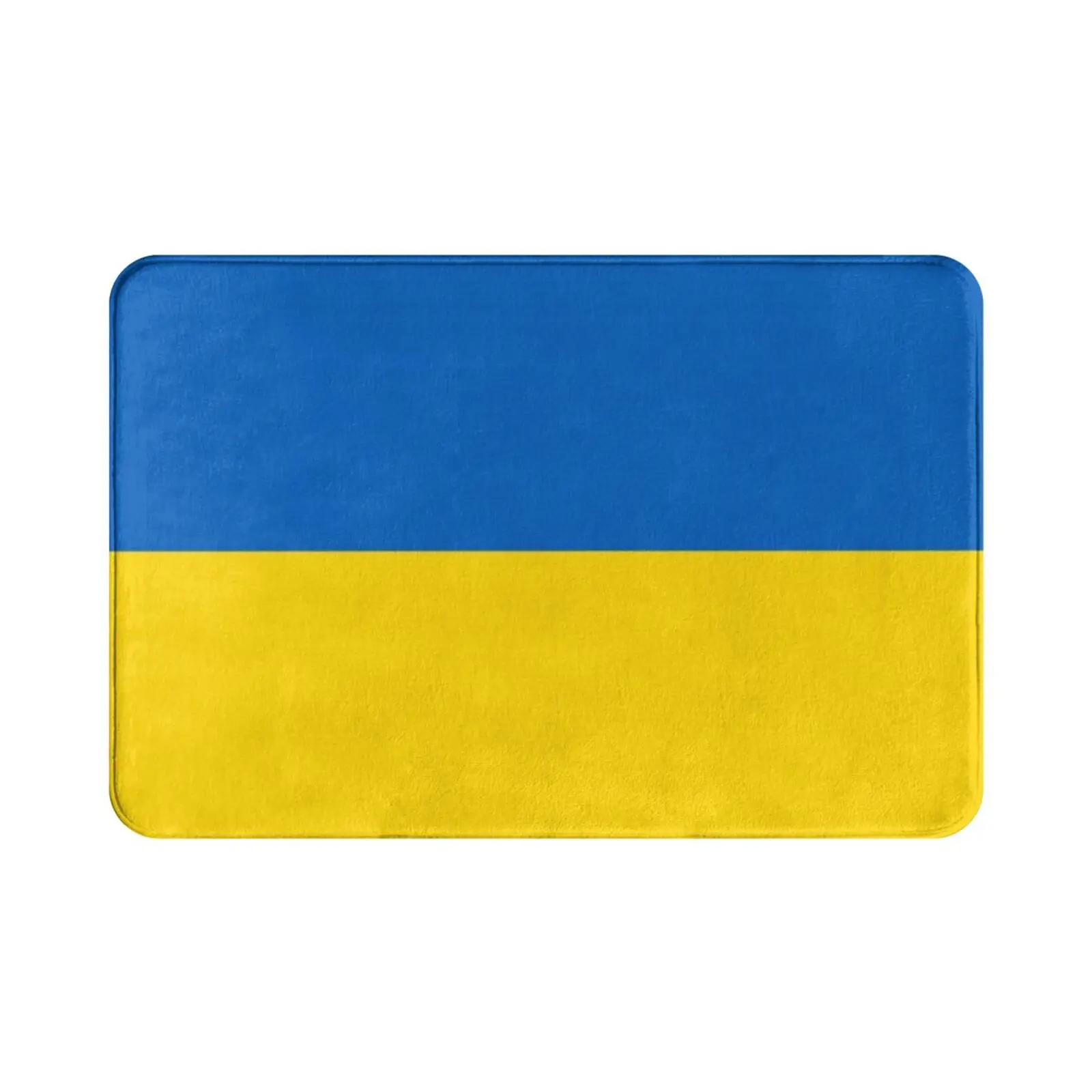 Flag Of Ukraine Carpet Mat Rug Cushion Soft Ukraine Flag Ukrainian Kiev Europe Country Kyiv Typography Blue Ukraine