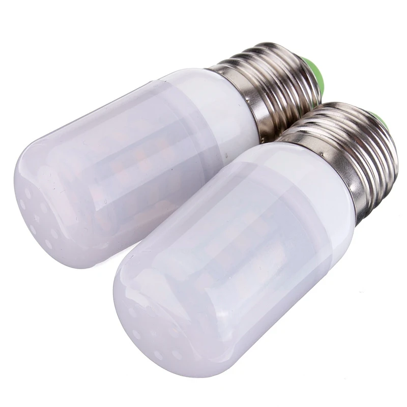 Светодиодная лампа E27 3,5 W 27 5730SMD, холодный теплый белый свет, 24V, s светильник с матовой крышкой, Прямая поставка