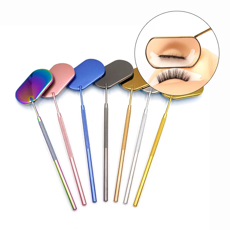 Multifunction Lash Checking Mirror Eyelash Extension Supplies Professional Portable Grafted Eyelashes Beauty Makeup Tools