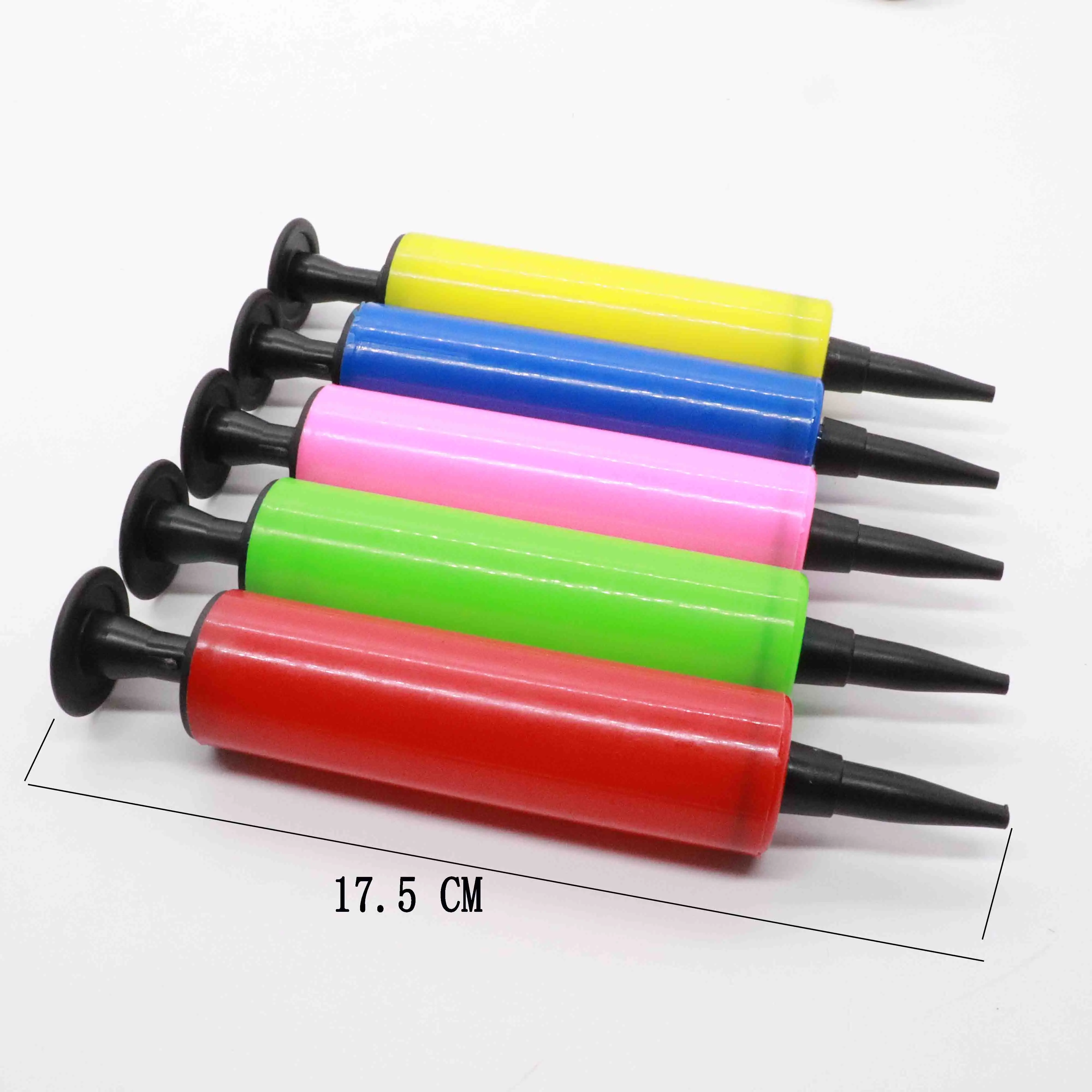 1 PCS Balloon pump Mini Plastic Hand Held Ball Party Balloon Inflator Air Pump Portable Useful Balloon Decoration Tools