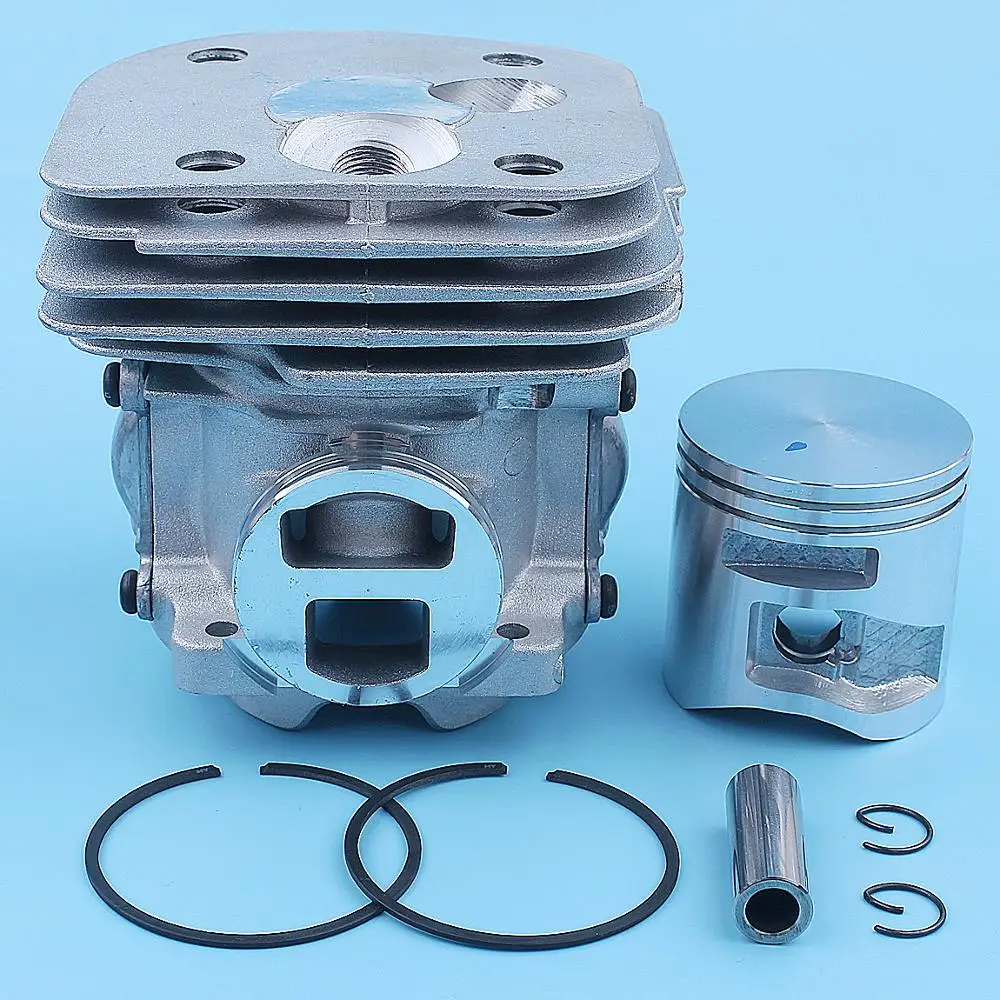 Conjunto de Pistão de Cilindro 50 mm para Husqvarna 372xp 372 365 X-torq Motosserra 575255702 Anel de Substituição Peça de Reposição Estilo: