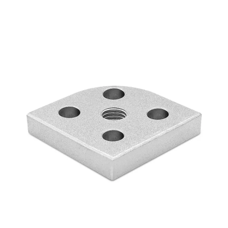 Industrial aluminum profile fittings Industrial aluminum end face connecting plate 4040 profile foot connecting piece