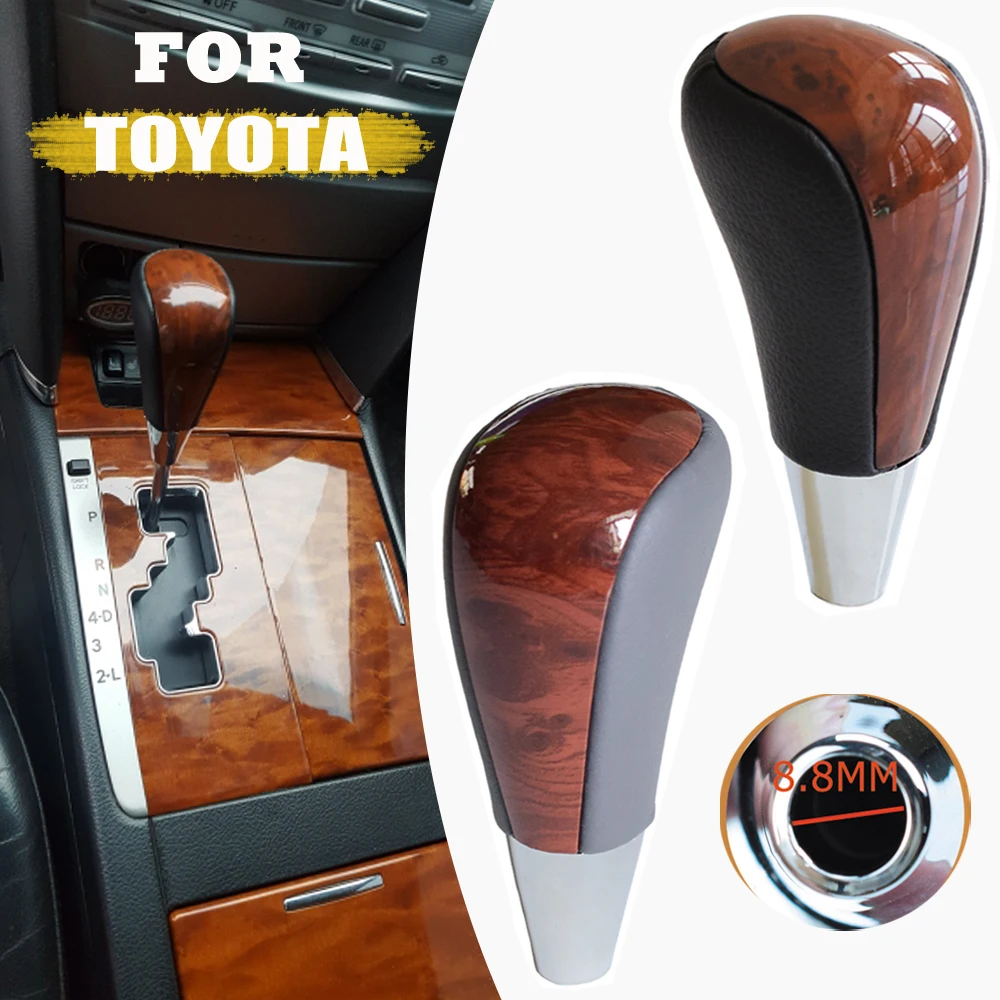 AT Gear Shift Knob Car Shift Lever Knob Stick Headball For Toyota Prado Lexus Hilux 2011 Camry Crown RAV4 Fortune 2012