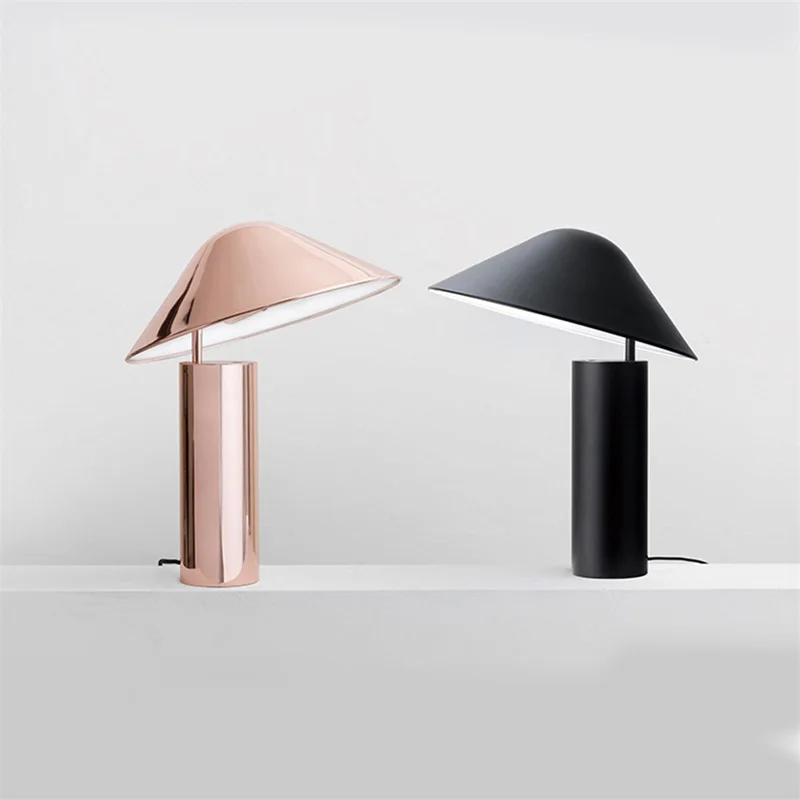 OUFULA Modern Creative Table Lamp Simple Mushroom Design Desk Light Decorative for Home Living Room