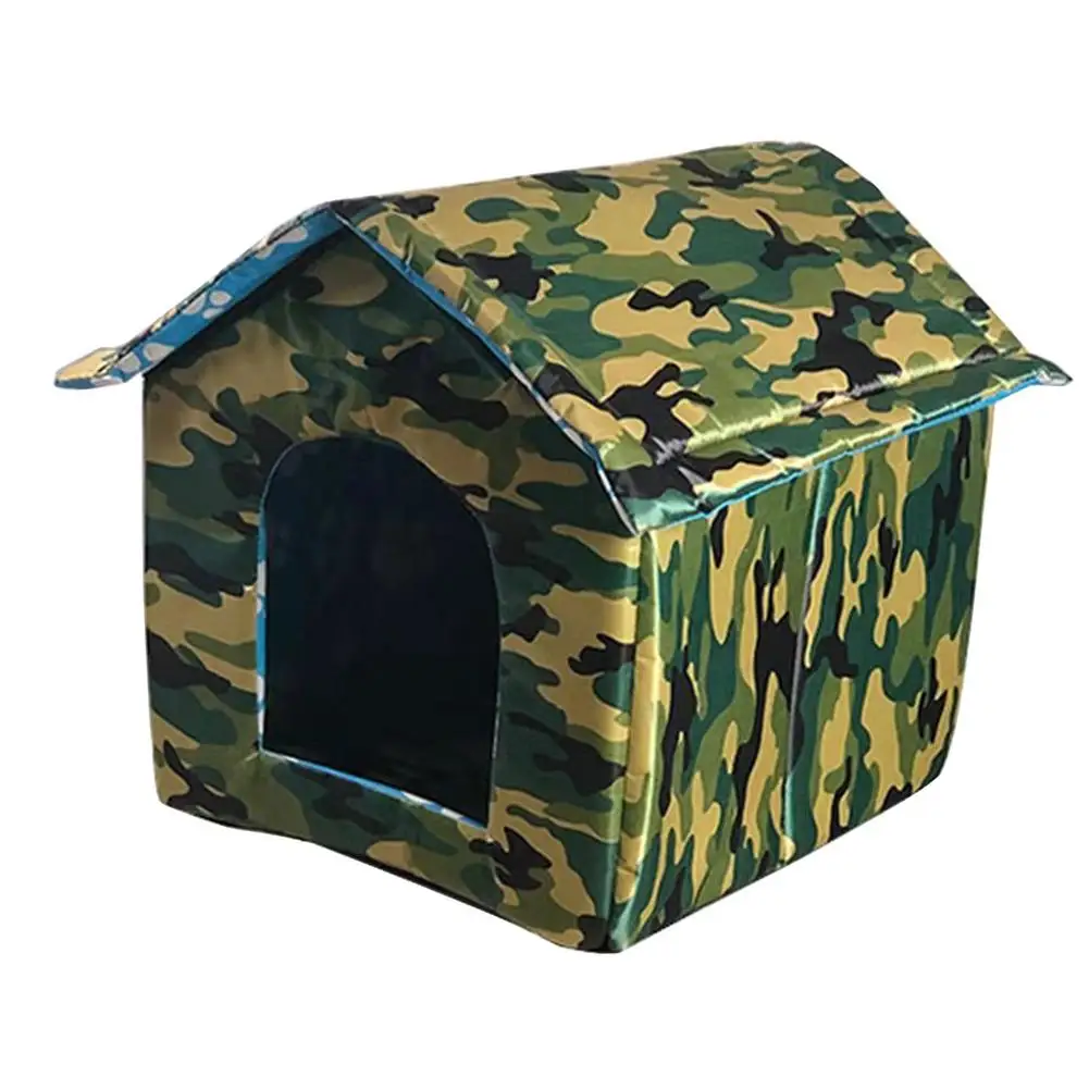 L/M/S Sizes Outdoor Pet House Waterproof Thickened Cat Nest Tent Puppy Pet House Cat Nest Foldable Dogs Bed Pet Carriers