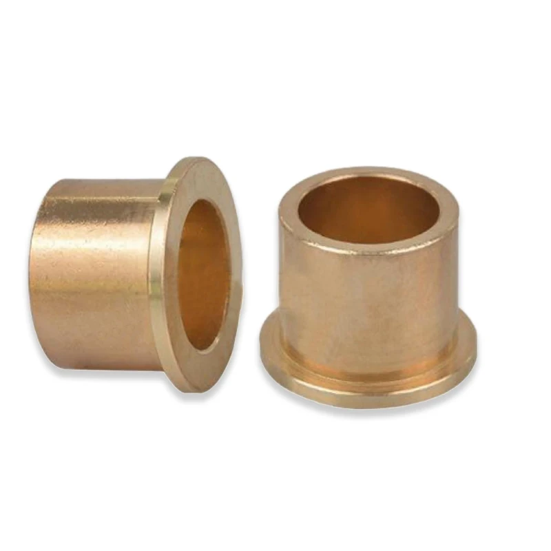 5PCS ID10/12/14/16mm Self-lubricating Flanged Rib Powder Metallurgy Oil Bearing Copper Base Alloy Sleeve OD16/18/20/22mm