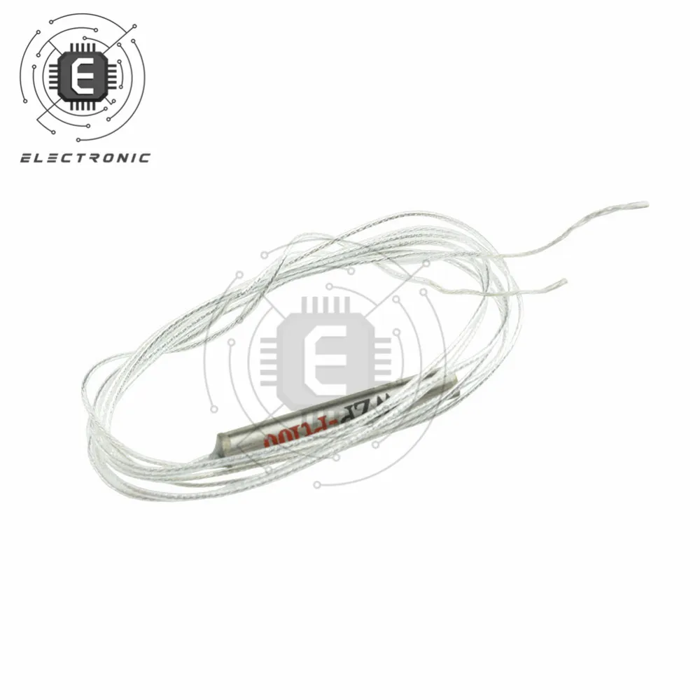 1 pz PT100 sensore di temperatura resistore al platino sonda di temperatura impermeabile isolata schermatura in fibra di vetro 50CM