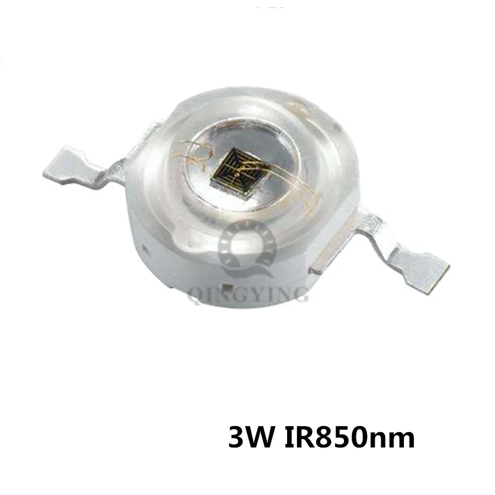 3W 5W Infrared IR High Power LEDs Emitter CCTV Camera IR Diode for Security Black LEDs 850nm 940nm 3W 700mA