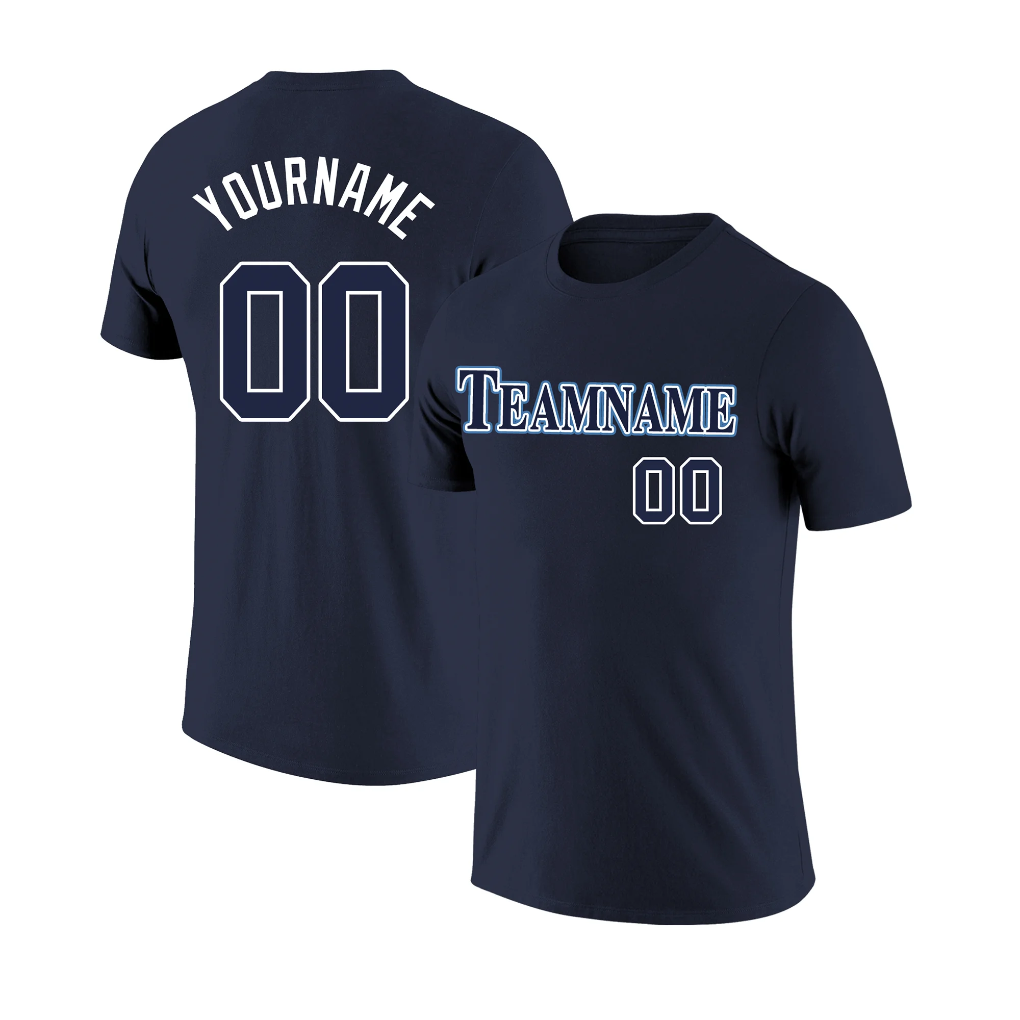 Personalized T-shirts Full Sublimated Your Name Numbers Custom Your Own Clothing for Playing Games Outdoors Indoor