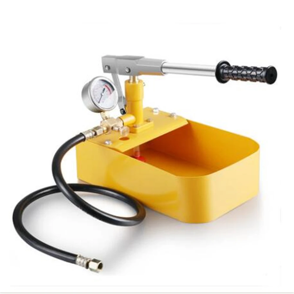 Manual Pressure Test Pump Pressure Machine PPR Water Pipe Hydraulic Pressure Floor Heating Leak Detector Pressure Pump