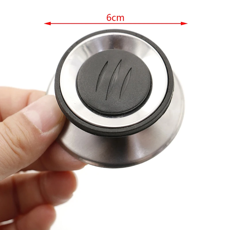 Kitchen Appliances Knob Cover Glass Kitchen Pan Top 5mm Handle Hole Handle Stainless Steel