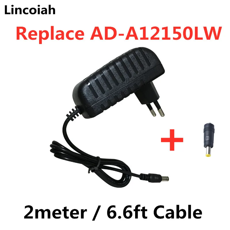 

12V 1.5A AC Adapter For Casio Keyboard AD-A12150LW CTK-6300/6300IN/7300/6000/7000/6250 WK-6600/6500/7500/7600