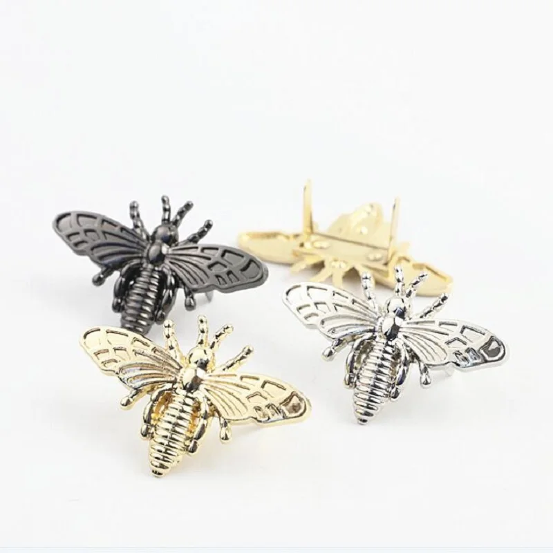 

10pcs/lot Luggage Handbags Hardware Accessories Handbag Backpack Metal Bee Decoration Buckle