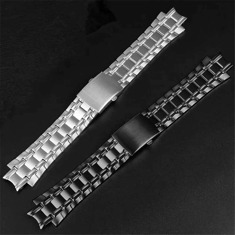 Stainless Steel Watch band For Casio 5345 EF539 EF-539 EFR-539BK EFR-539D Bracelet EDIFICE Fine Steel Watch Strap 27*16mm Silver