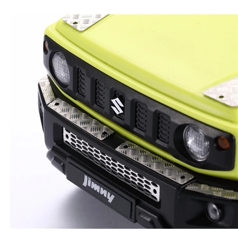 DJC 1/16 XIAOMI Jimny Front Bumper Intake Grille Cover Trim RC4WD Crawler Car Modification Upgraded Parts Accessories rc carros