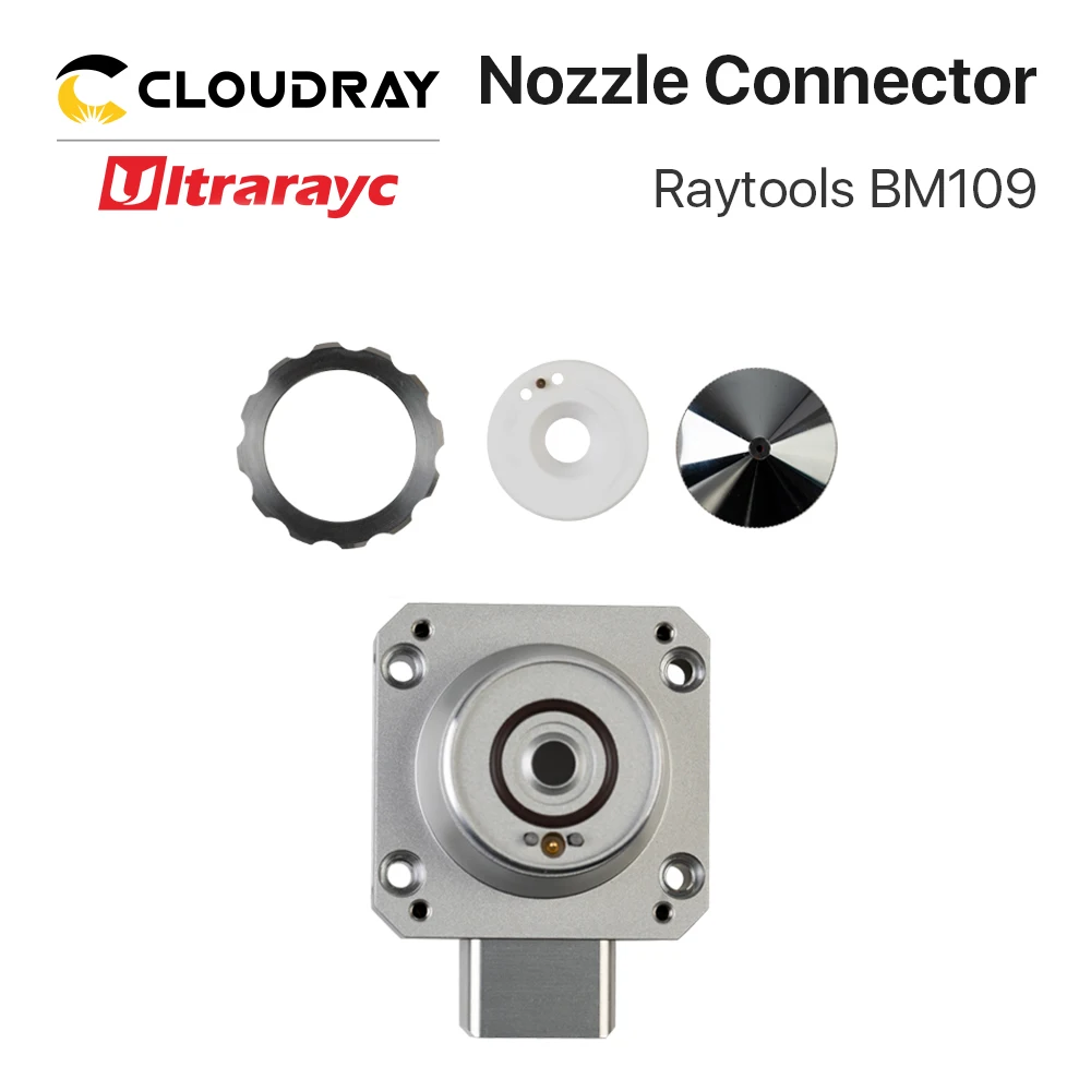 Ultrarayc 섬유 레이저 노즐 커넥터 Raytools BM109 절단 헤드 부품 F200, 섬유 레이저 금속 절단 기계용