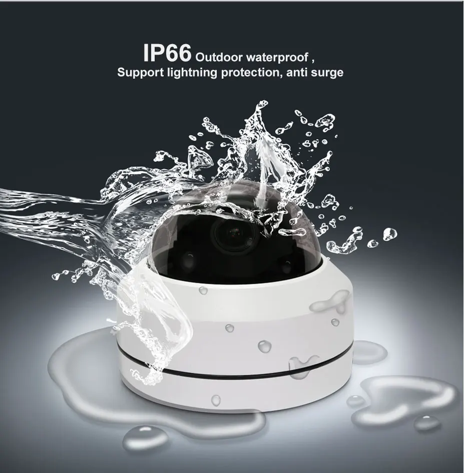 Lsmart Ahd Ptz Camera Outdoor 1080P Mini Speed Dome Cctv Security Camera