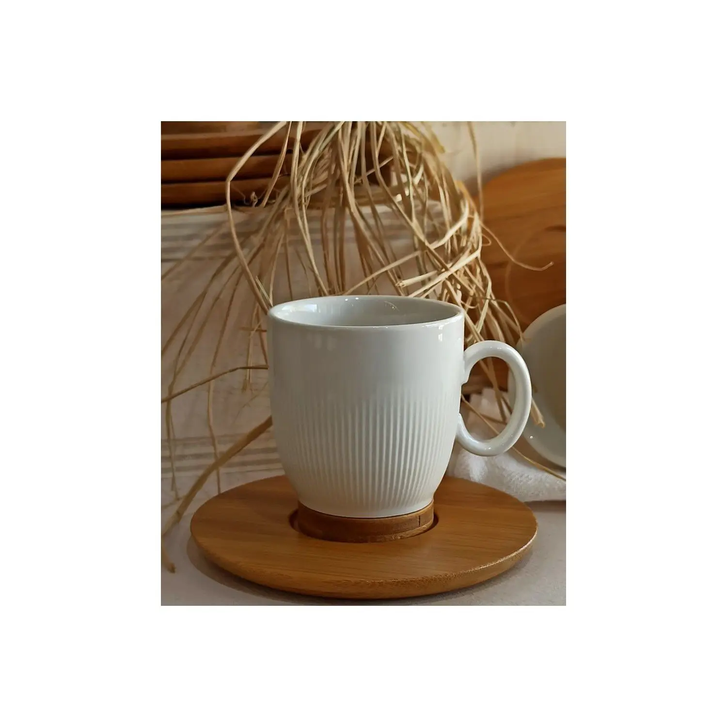 

DOLBOVI Heart Bamboo Porcelain 6 Personality coffee cup Pad mug кружка coffee cup cup