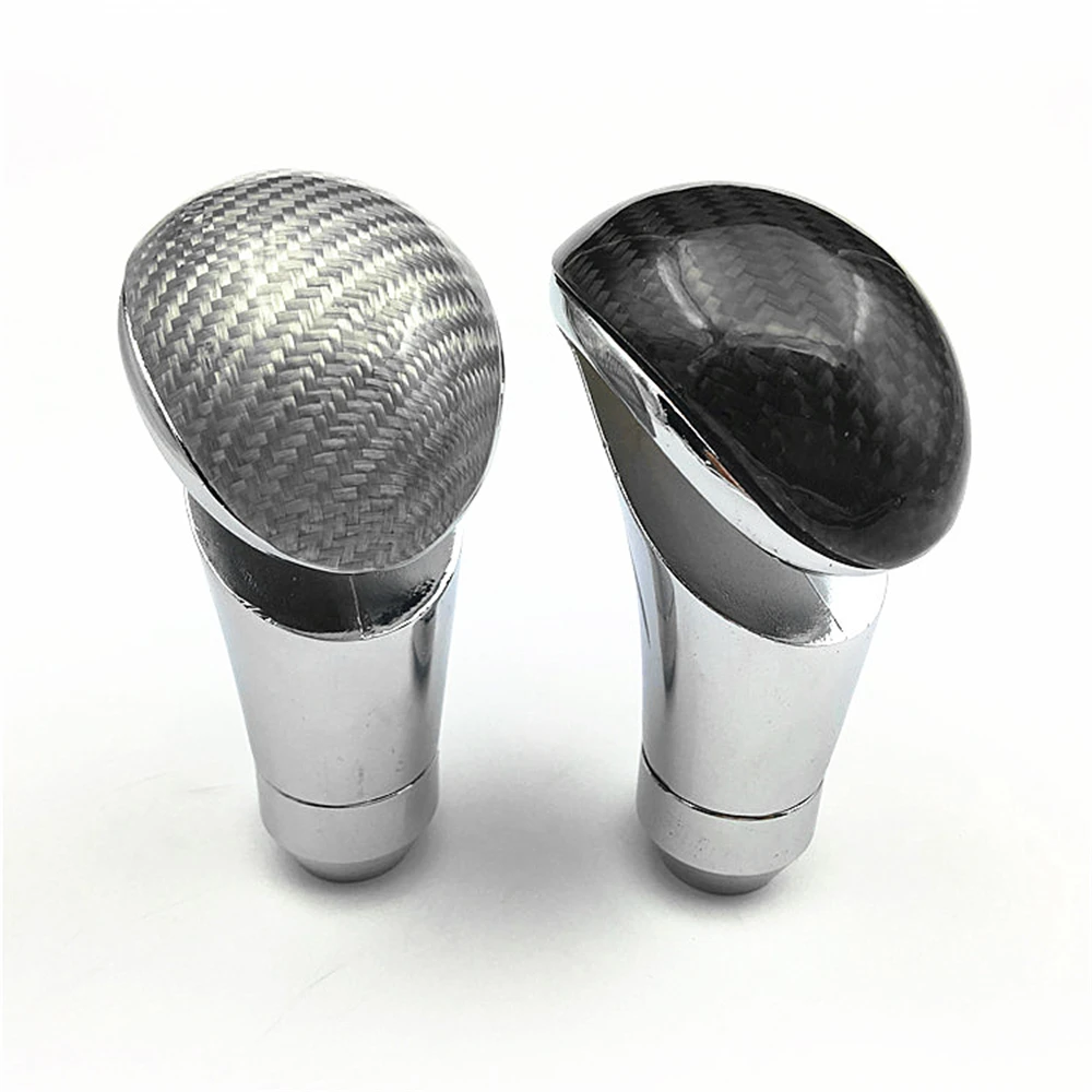 

Universal Car Carbon Fiber Manual Automatic Gear Shift Knob Lever Gear Stick Shifter AT MT Fit For Honda Toyota Nissan