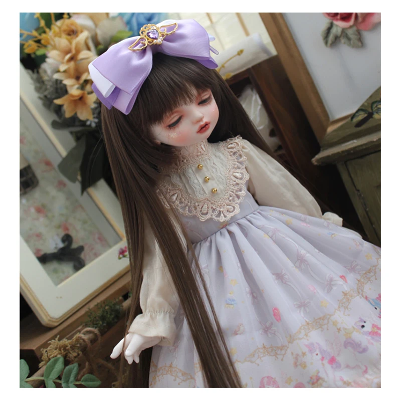 

BJD dress 1/4 1/6 doll dress small dress + hair band for 1/4 1/6 BJD 1/6 Blyth doll accessories doll clothes