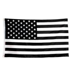 90*150cm Recession USA Black and White American Flag