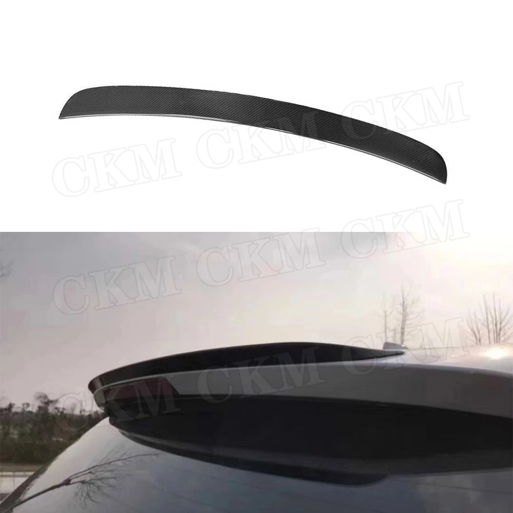 

For X5 Carbon Fiber Rear Roof Spoiler Boot Wings For BMW X5 F15 28i 35i SUV 2014-2018 Middle Spoiler Car Styling