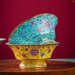4.5/5/8 Inch Chinese Bowl Jingdezhen Ceramic Bone china Rice Bowl Home Dinnerware Tableware Ramen Noodle Big Bowls Container